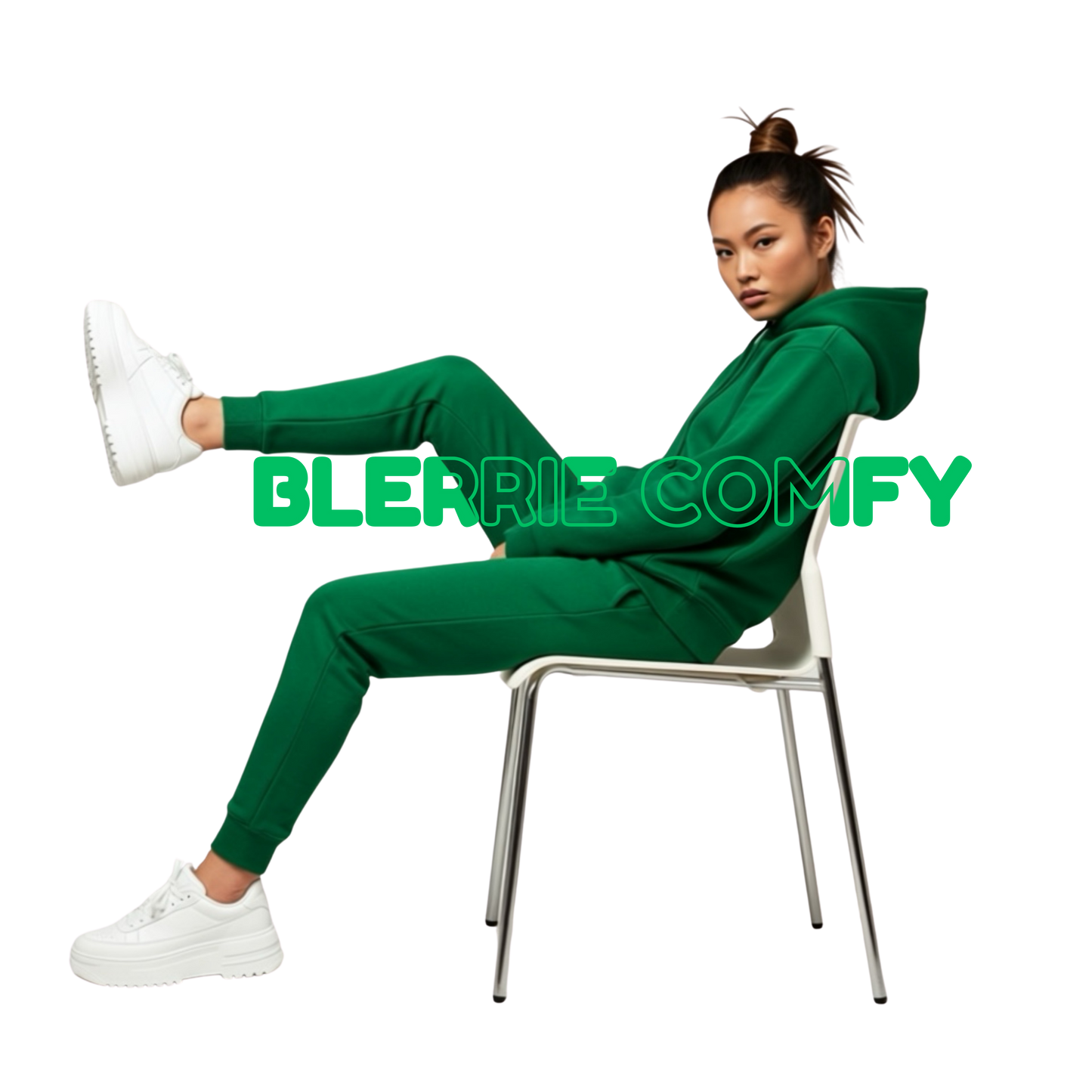Green Comfy Hoody Unisex