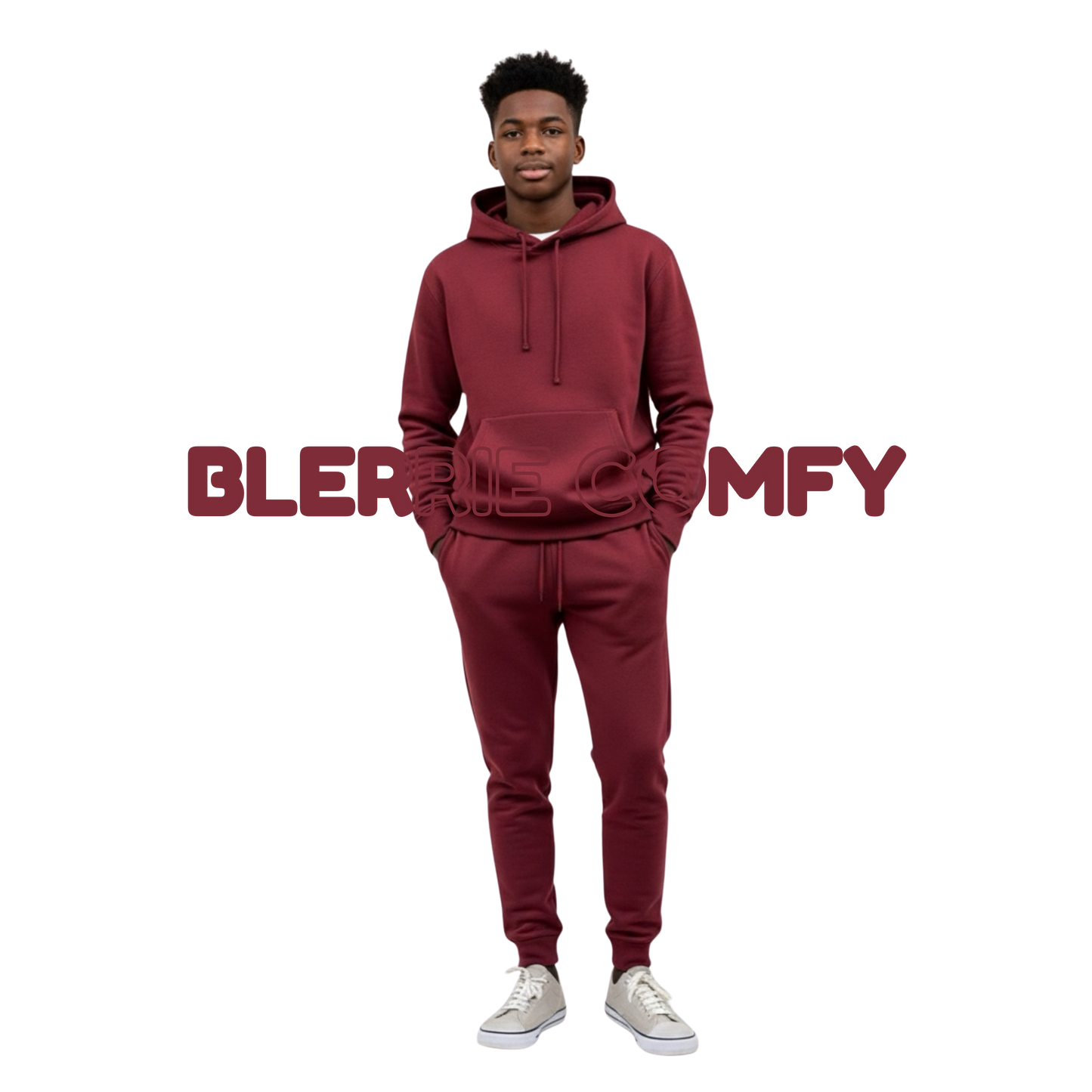 Burgundy Comfy Hoody Unisex