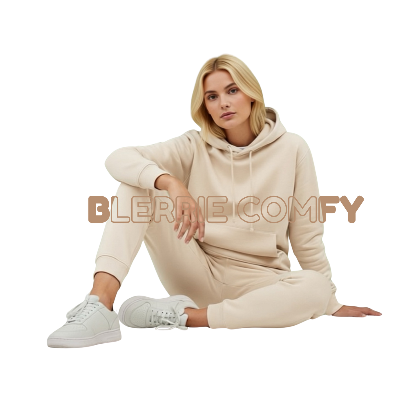 Beige Comfy Hoody Unisex