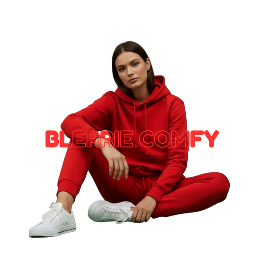Red Comfy Hoody Unisex