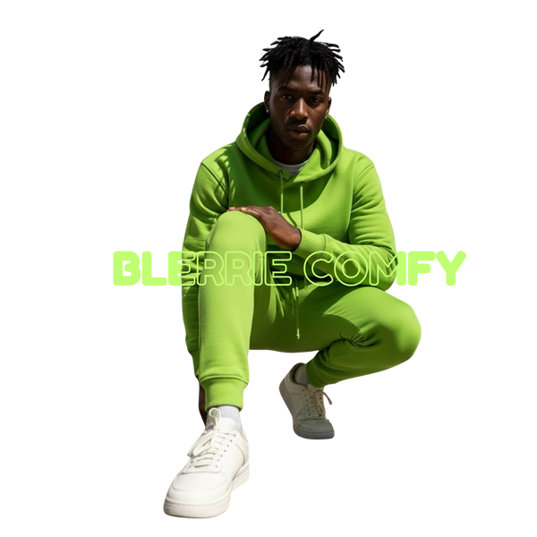 Bright Green Comfy Hoody Unisex