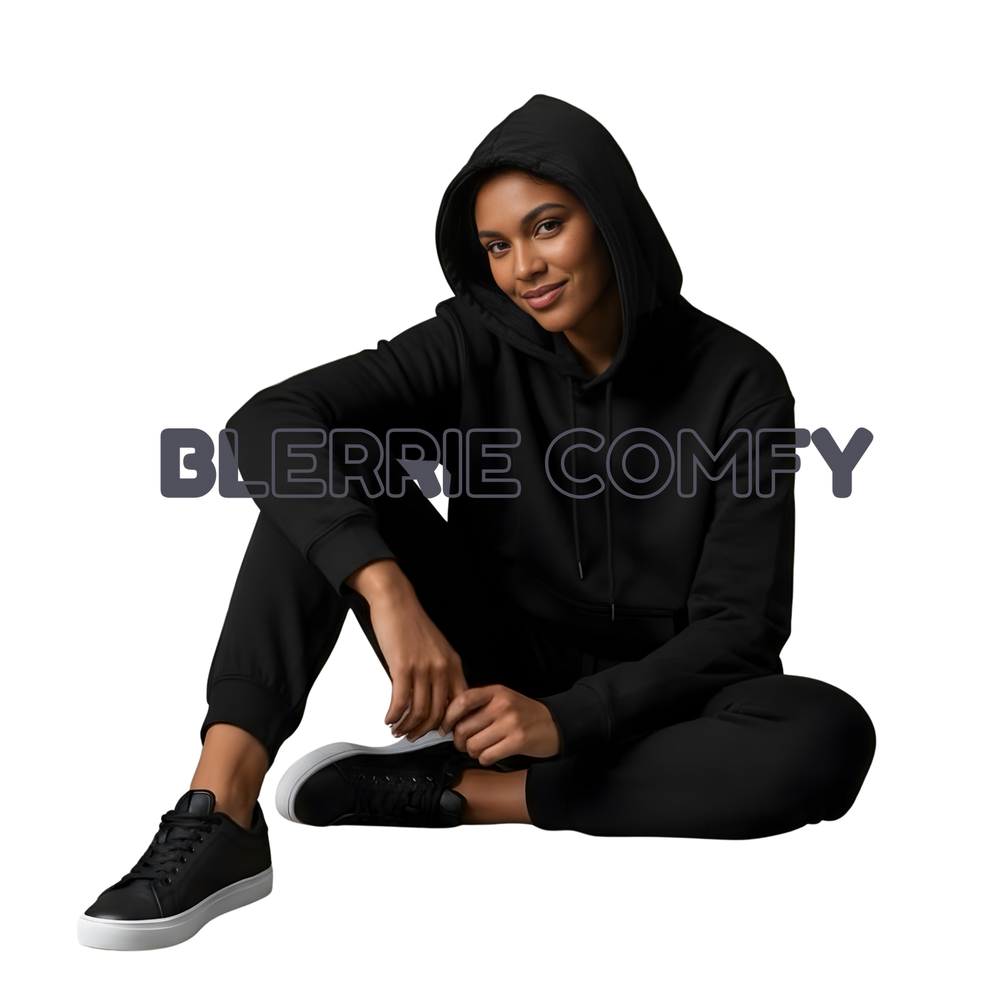 Black Comfy Hoody Unisex