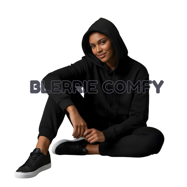 Black Comfy Hoody Unisex