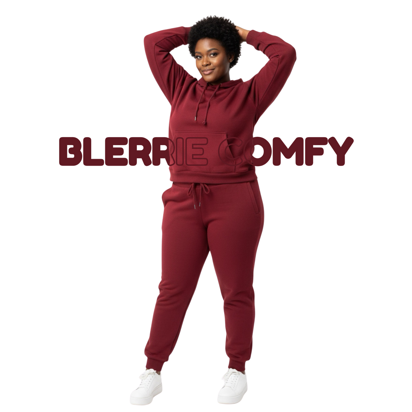 Burgundy Comfy Hoody Unisex