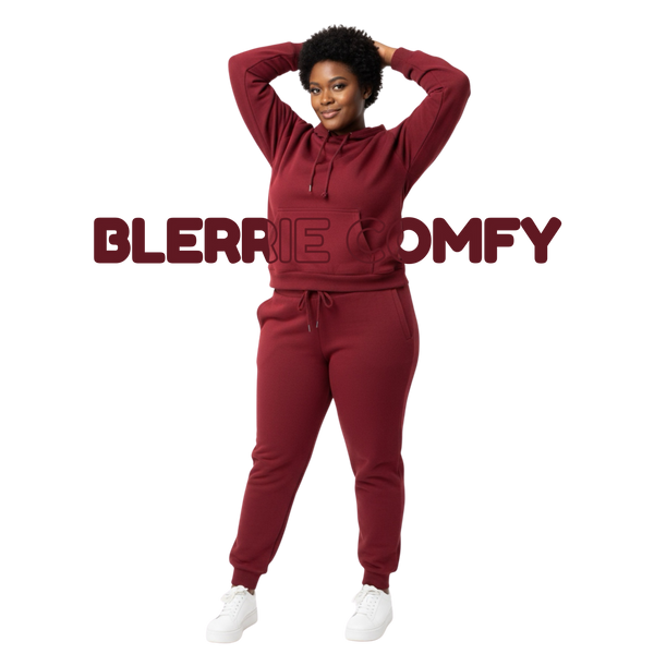 Burgundy Comfy Hoody Unisex